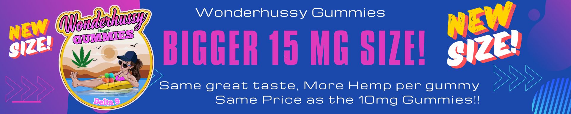 New Wonderhussy 15mg Gummies